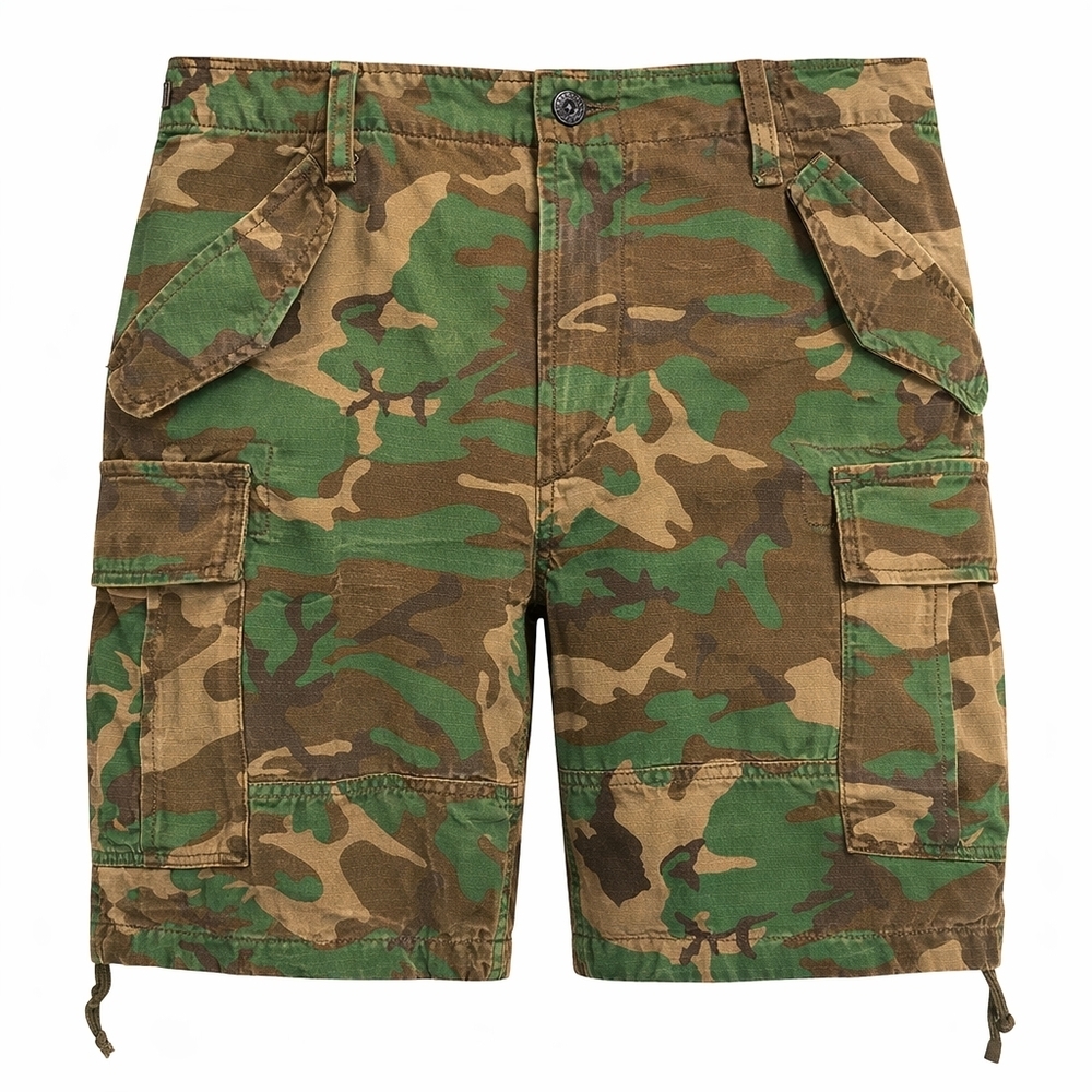 Polo Ralph Lauren Classic Fit Camouflage Cargo Shorts Men Military Camo Utility